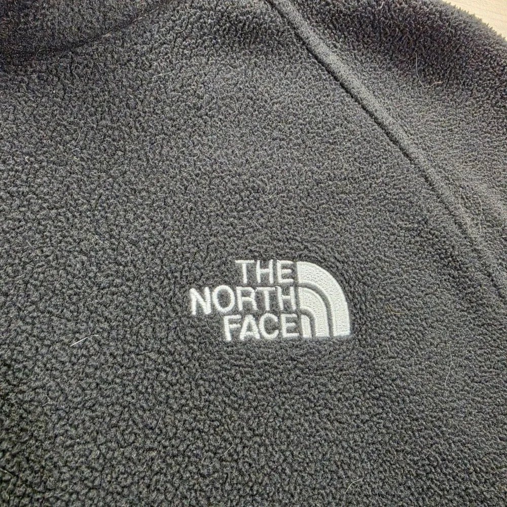 The North Face Fleece Jacket Mens XL Black Full Zip Outdoor Layering Warm Soft